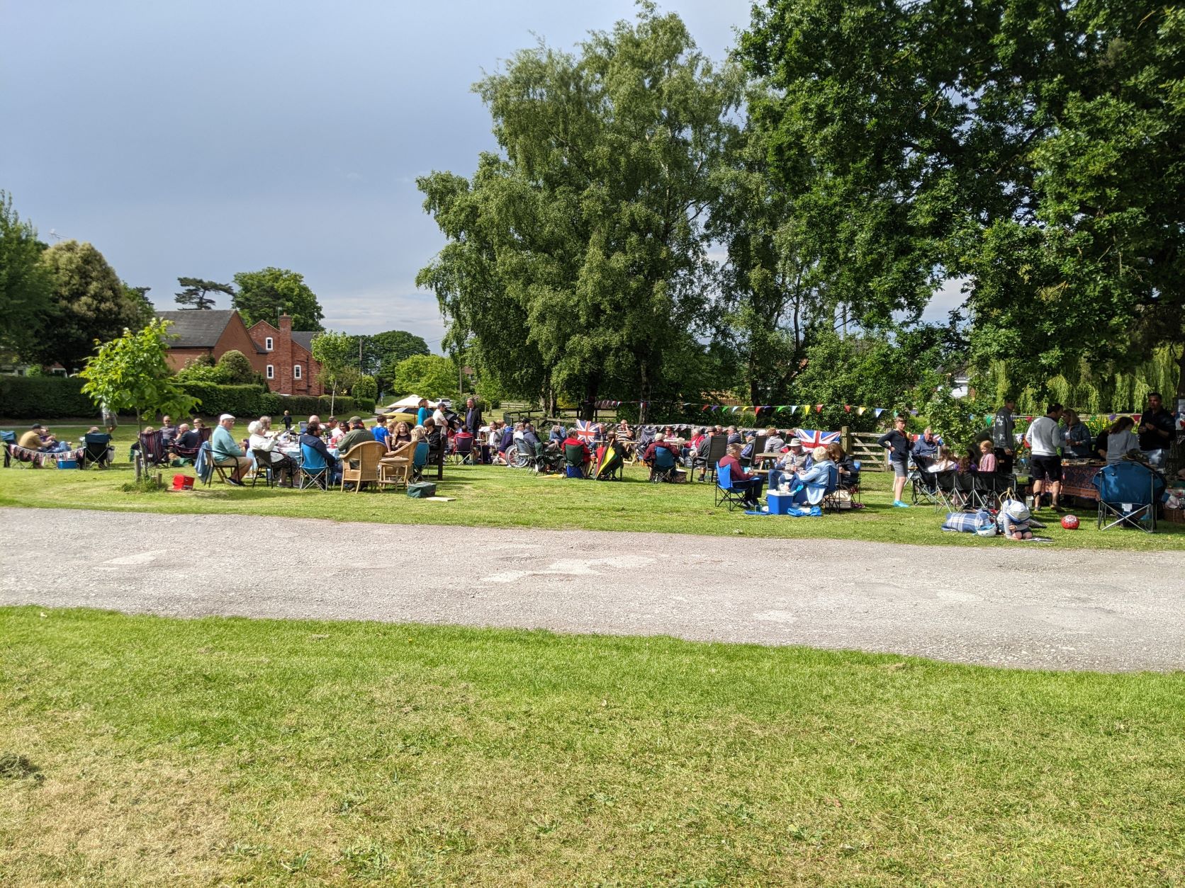 The village Jubilee picnic, June 4th